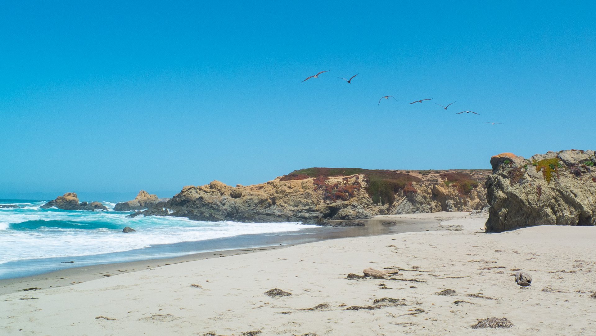 Meander rugged coastline